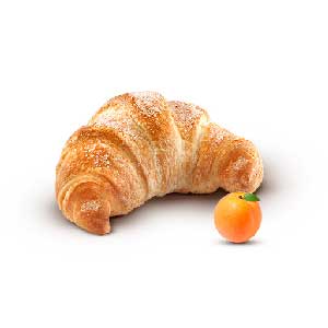 CROISSANT FOURR&Eacute; &Agrave; LA CONFITURE D'ABRICOT